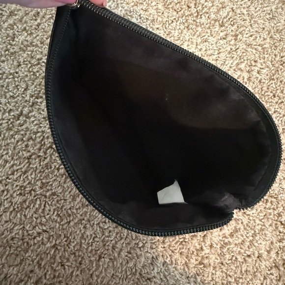 Black Crocodile-Embossed Clutch Wristlet - Picture 3 of 5